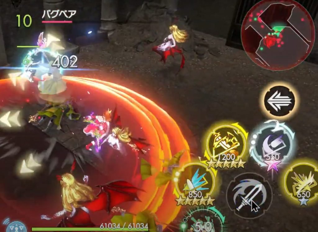 Gameplay from the Enish blockchain game De:Lithe – Last Memories.