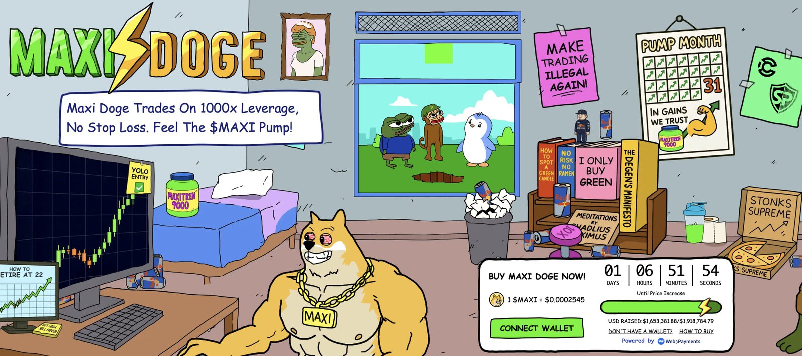 Maxi Doge - next 100x crypto to buy.
